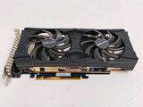 a close up of a video card with two fans on it