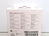 the back of a box of a redmi watch and active watch
