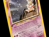 une image représentant une carte Pokémon sur laquelle on voit de la neige tomber