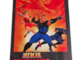 a picture of a poster for a video game called ninja command