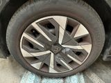 a close up of a tire on a vehicle
