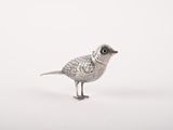un petit oiseau qui se tient debout dans la neige