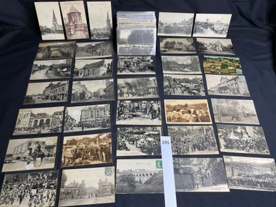 an image of a bunch of old postcards sitting on top of a table