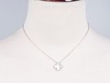 gros plan d'un torse de mannequin portant un collier