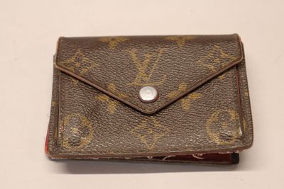 louis vuitton monograme leather wallet case