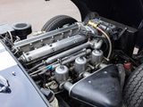 a close up of the engine of a vintage car