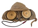 a pair of binoculars that are sitting in a bag