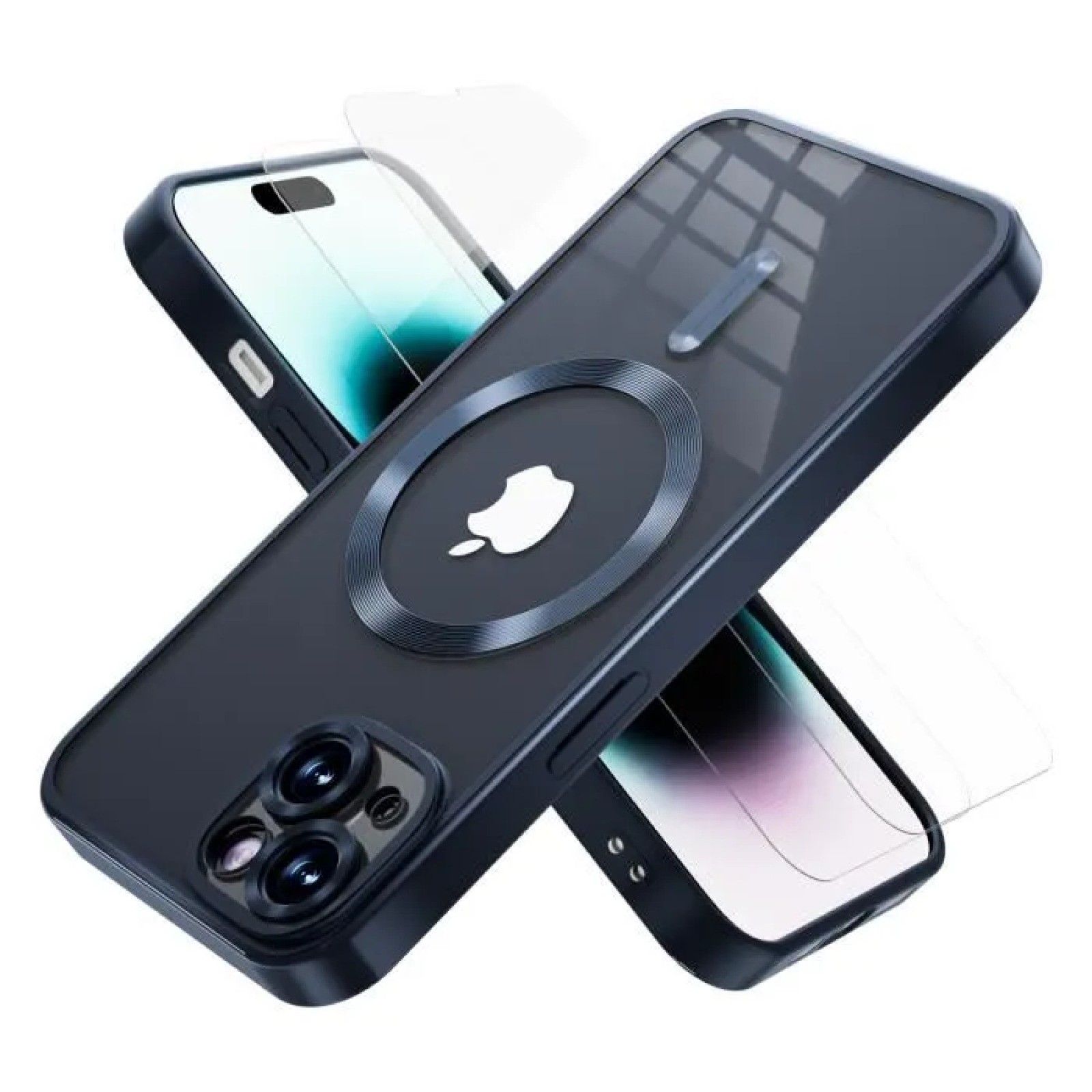 10798-568 / Coque pour iPhone 15 - YAEFDD - Transparent bleu…