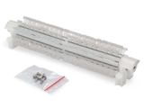 a plastic tube with screws in it and a plastic bag