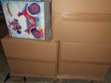 two boxes stacked on top of each other on a pallet