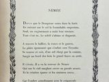 an old book with a black and white image of a frame