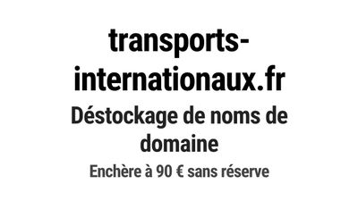 Nom de domaine transports-internationaux.