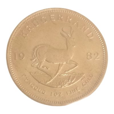 une image représentant une pièce d'or sur laquelle figure une gazelle