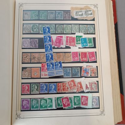 a picture of a book with stamps on it