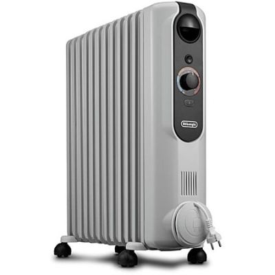 un radiateur électrique sur fond blanc avec un fond blanc