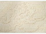 an image of a large stone slab with carvings on it
