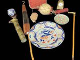 a lot of items that are sitting on a table