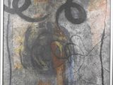 une image représentant un tableau accroché au mur, sur lequel figure le portrait d'un visage