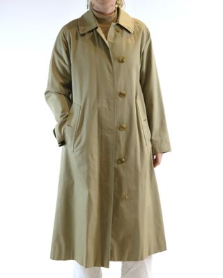 BURBERRY - LONDON, Trench long pour femme en gabardine de co…