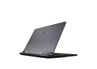 un ordinateur portable ouvert posé sur une surface blanche