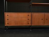 a pair of mid century danish teak sideboards