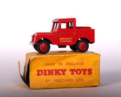 a toy truck that is sitting on top of a box