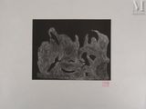 une image d'un dessin en noir et blanc d'un homme et d'une femme