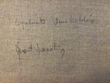 l'image d'un gros plan d'une feuille de papier sur laquelle est écrit un texte
