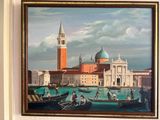 a picture of a painting hanging on the wall of a room