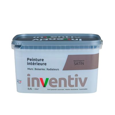 the container is filled with paint on a white background