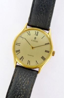 an image of a close up of a wrist watch with roman numerals