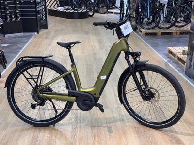 an image of a bike on display in a store