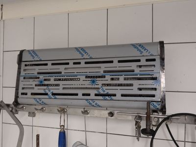 a picture of a wall mounted air conditioner in a kitchen