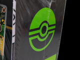 a box that has a green and black logo on it