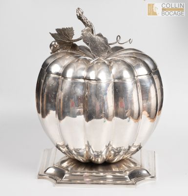 Milieu de table en forme de potiron avec escargot - Photo 1