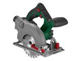 a circular saw with a circular blade on a white background
