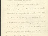 une photo en noir et blanc d'une lettre écrite à la main sur une feuille de papier
