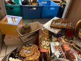a lot of stuff that is sitting on the floor
