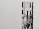 a picture of a drawing of a street in a city