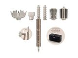 a picture of a set of hair brushes and combs