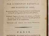 an open book with a title in french on a white background
