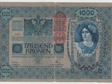 un ancien billet de banque allemand sur lequel figure le portrait d'une femme