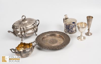 Lot en argent (800°/°°) composé ainsi : - Photo 1