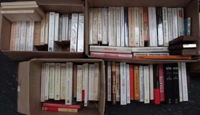 Trois cartons de romans, biographies et poche divers dont De…