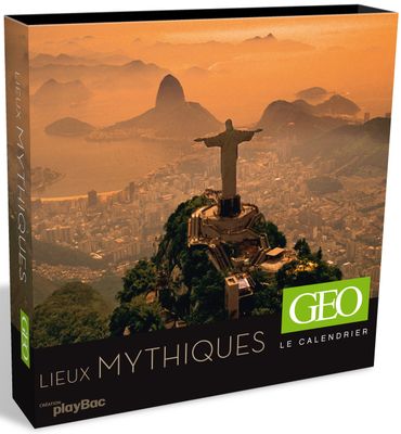 GEO - Calendrier éphéméride Lieux Mythiques - Format chevale…