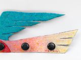 a pair of scissors that are sitting on top of each other