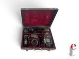 a case that has a lot of items inside of it