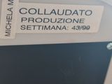 a close up of a label on the side of a toilet