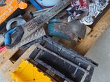 many tools that are sitting on a pallet