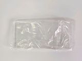 a plastic bag that is sitting on top of a table